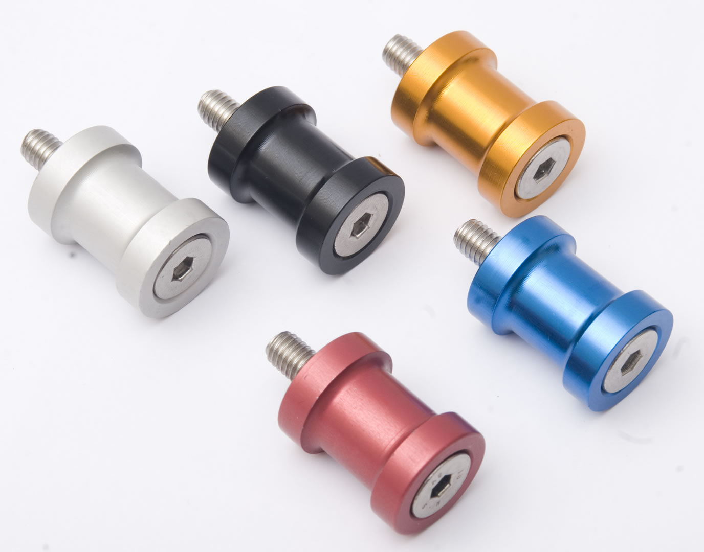 R&G Racing M8 Paddock Stand Bobbins for Kawasaki ZX-6R '95